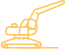 Excavator body icon